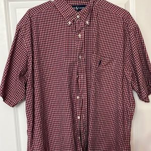 Short sleeve button down Ralph Lauren shirt
